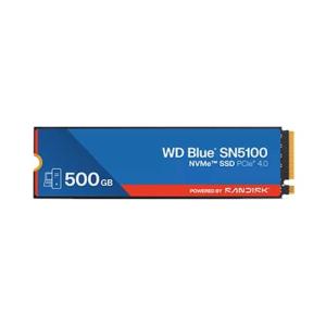 Western Digital SN5100 Blue 500GB M.2 NVMe Gen4 6600MBs Internal SSD